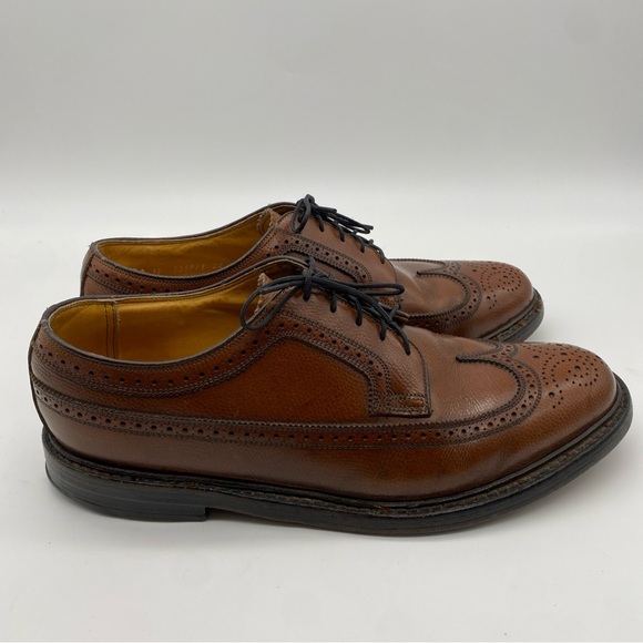 Florsheim Royal Imperial Wingtip Oxford Shoes Mens 9 3E Pebbled Leather 97625 main image 5